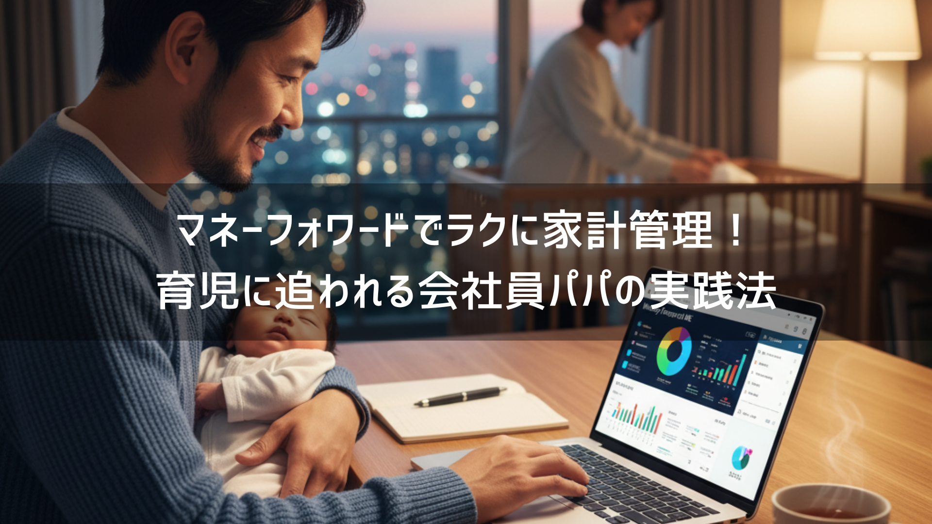 マネーフォワードでラクに家計管理！育児に追われる会社員パパの実践法